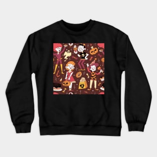 Halloween candy Crewneck Sweatshirt